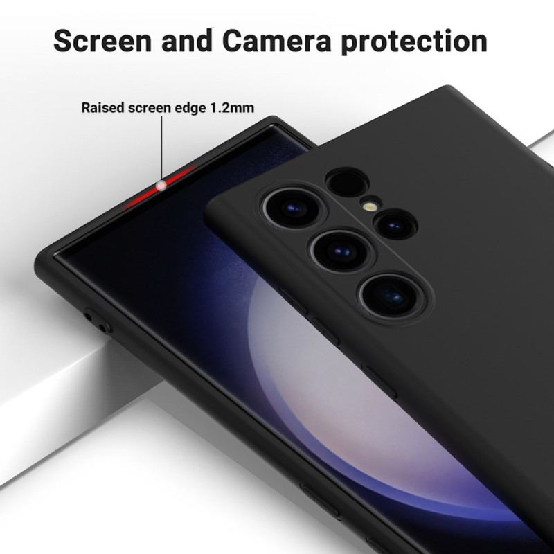 Etui Do Samsung Galaxy S24 Ultra 5g Pasek Z Płynnego Silikonu
