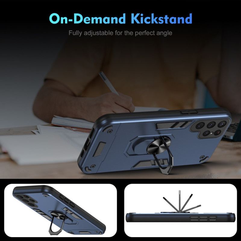Etui Do Samsung Galaxy S24 Ultra 5g Z Magnetycznym Pierścieniem Podtrzymującym