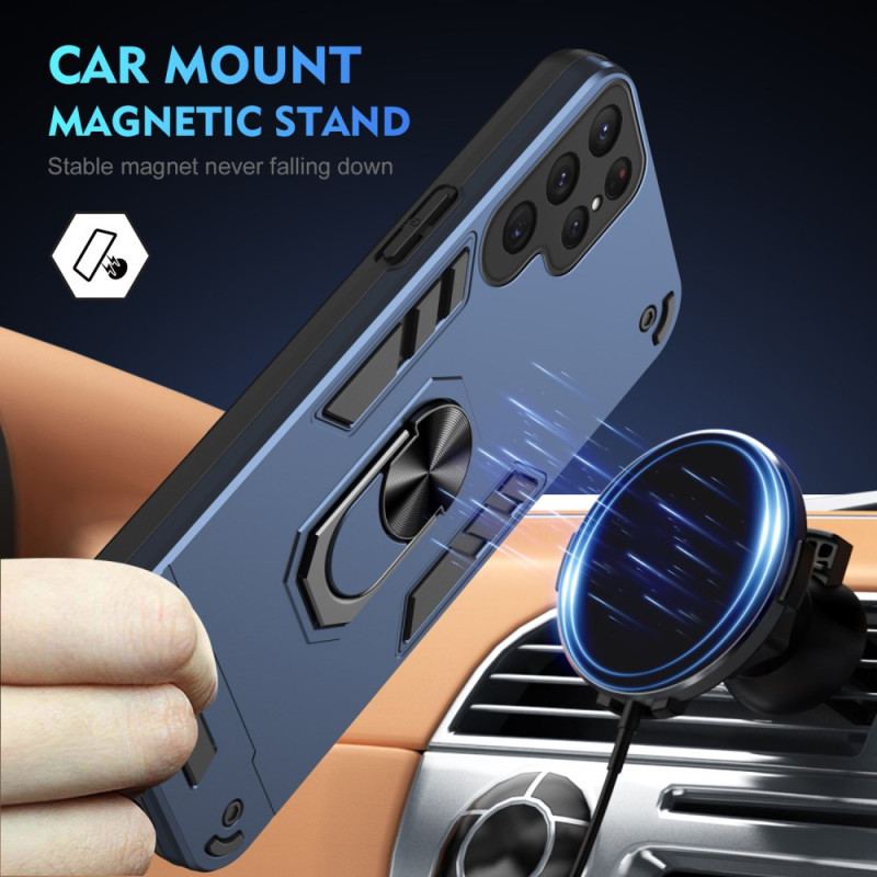 Etui Do Samsung Galaxy S24 Ultra 5g Z Magnetycznym Pierścieniem Podtrzymującym