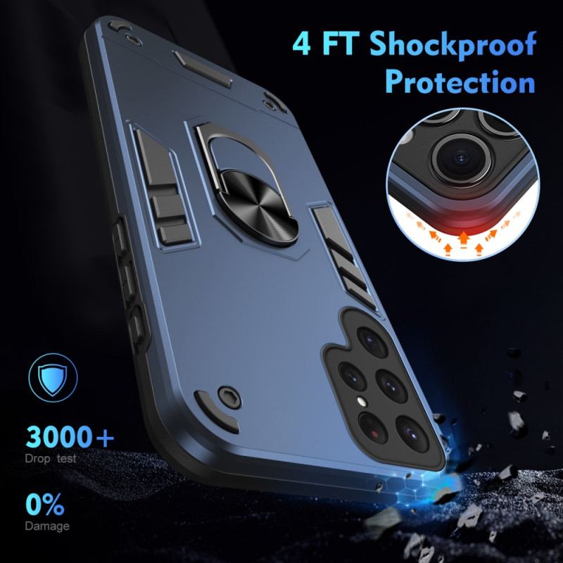 Etui Do Samsung Galaxy S24 Ultra 5g Z Magnetycznym Pierścieniem Podtrzymującym