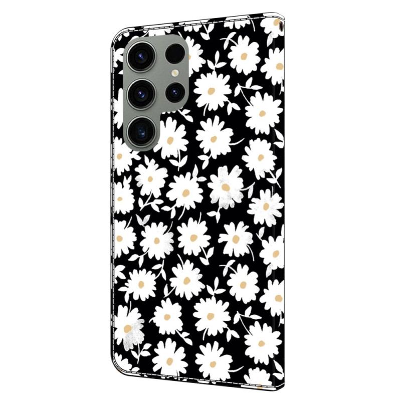 Etui Folio Do Samsung Galaxy S24 Ultra 5g Kwiatowy Wzór