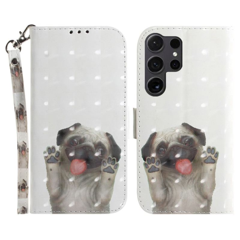 Etui Folio Do Samsung Galaxy S24 Ultra 5g Mops Przywiązany