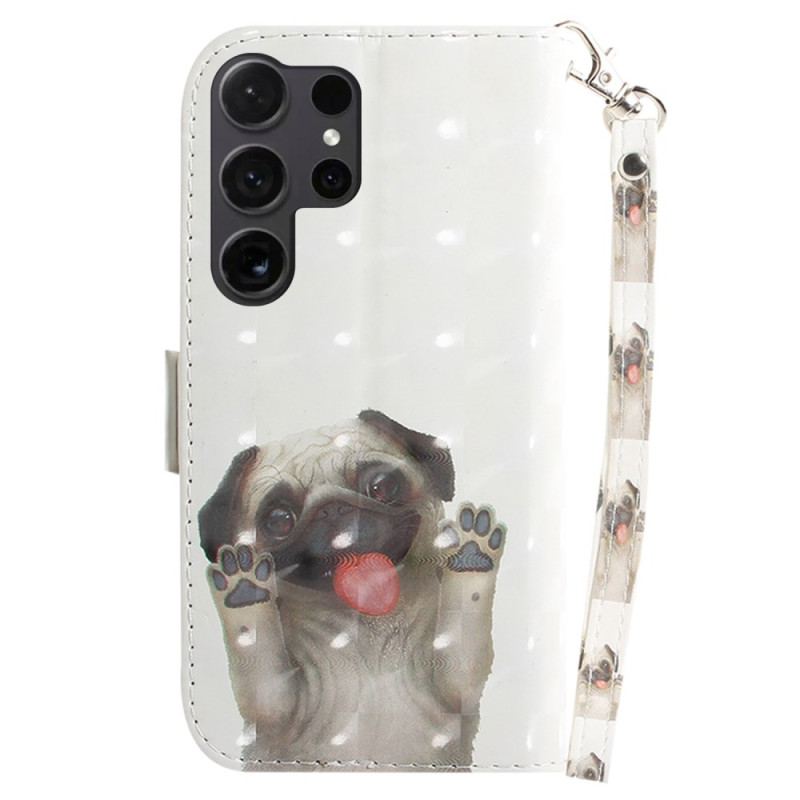 Etui Folio Do Samsung Galaxy S24 Ultra 5g Mops Przywiązany