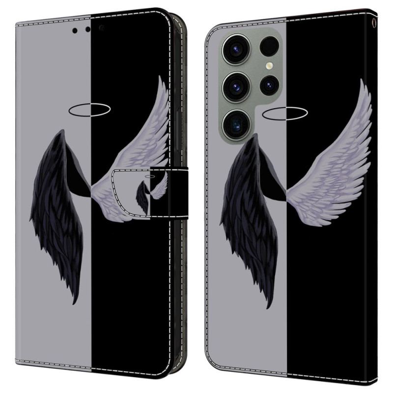 Etui Folio Do Samsung Galaxy S24 Ultra 5g Skrzydła Dwukolorowe