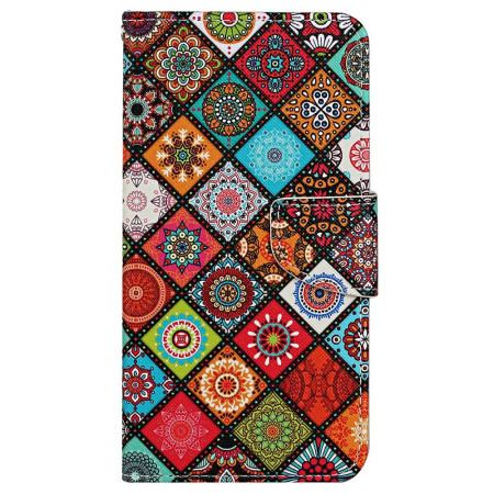 Etui Folio Do Samsung Galaxy S24 Ultra 5g Styl Etniczny Z Paskiem