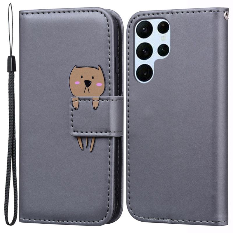 Etui Folio Do Samsung Galaxy S24 Ultra 5g Zwierzęta Z Kreskówek