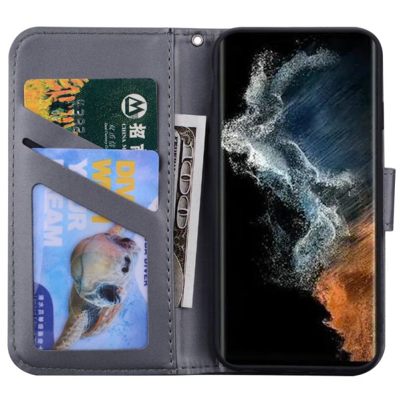 Etui Folio Do Samsung Galaxy S24 Ultra 5g Zwierzęta Z Kreskówek
