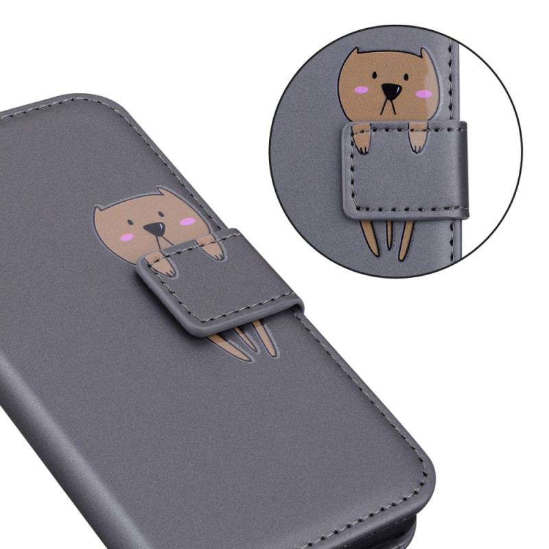 Etui Folio Do Samsung Galaxy S24 Ultra 5g Zwierzęta Z Kreskówek