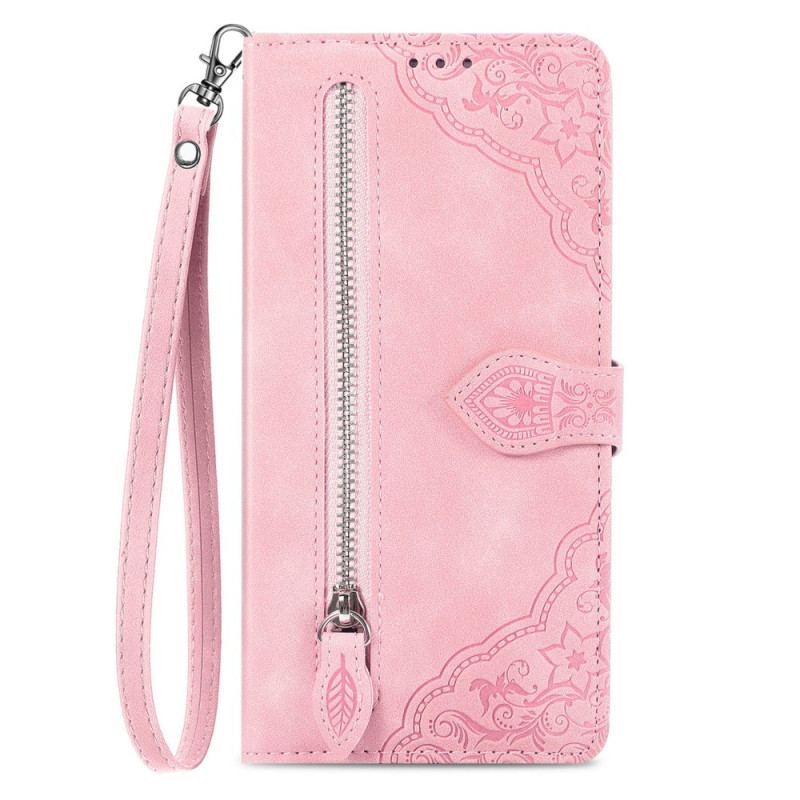 Etui Folio Samsung Galaxy S24 Ultra 5g Dyskretny Koronkowy Pasek Etui Ochronne