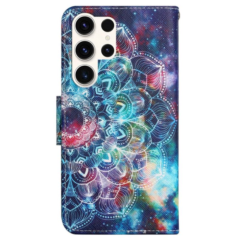 Etui Folio Samsung Galaxy S24 Ultra 5g Gwiaździste Niebo I Mandala Z Paskiem