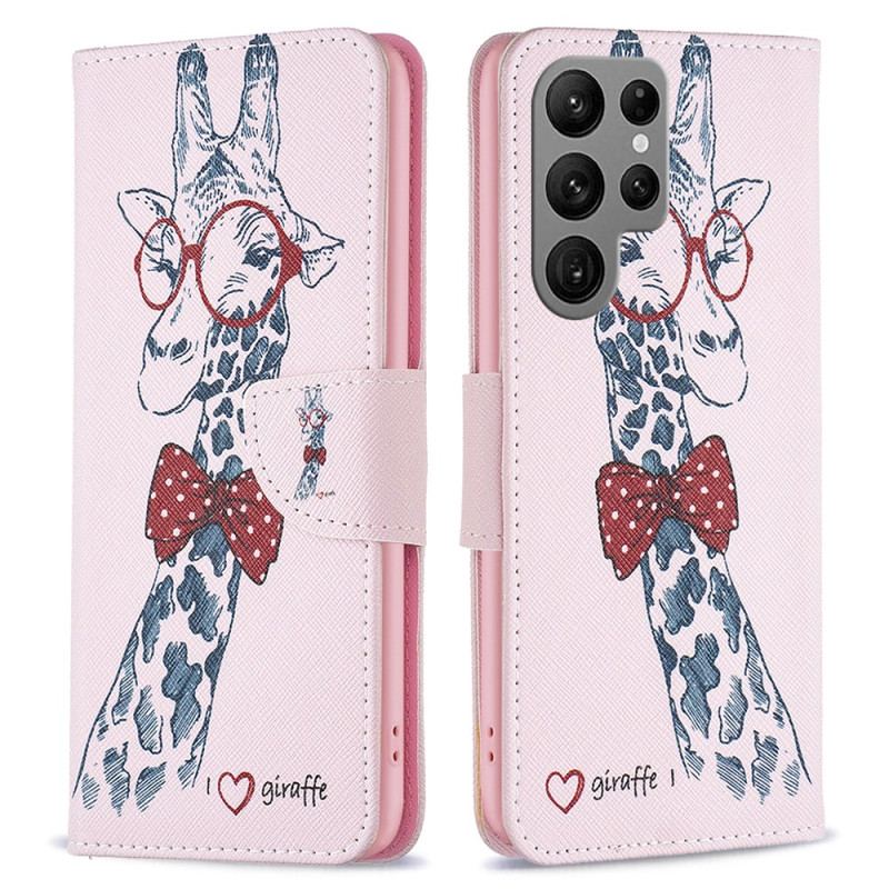 Etui Folio Samsung Galaxy S24 Ultra 5g Intelektualna Żyrafa
