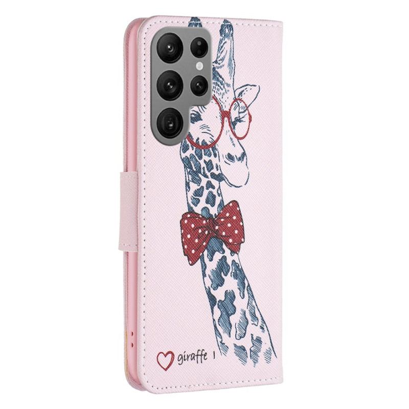 Etui Folio Samsung Galaxy S24 Ultra 5g Intelektualna Żyrafa