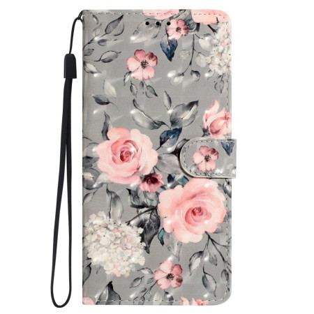 Etui Folio Samsung Galaxy S24 Ultra 5g Kwiaty Na Pasku Etui Ochronne