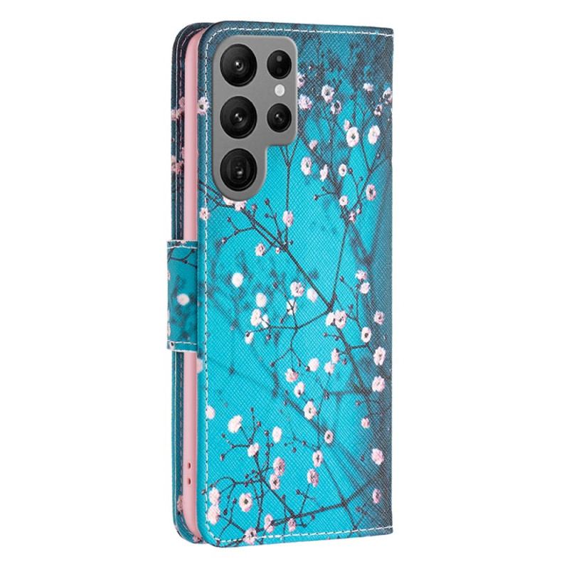 Etui Folio Samsung Galaxy S24 Ultra 5g Kwitnące Gałęzie Etui Ochronne