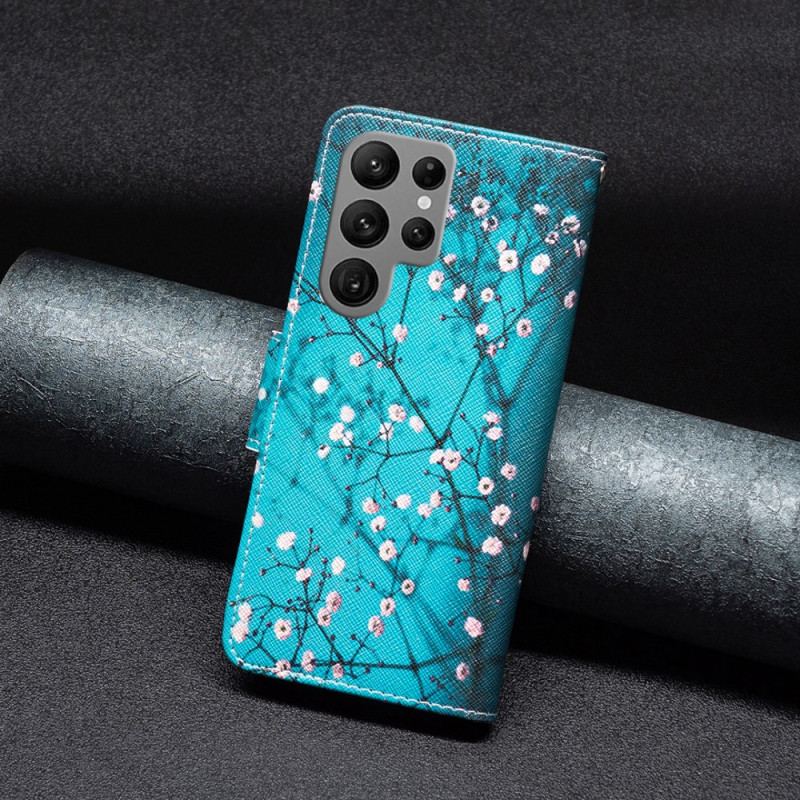 Etui Folio Samsung Galaxy S24 Ultra 5g Kwitnące Gałęzie Etui Ochronne