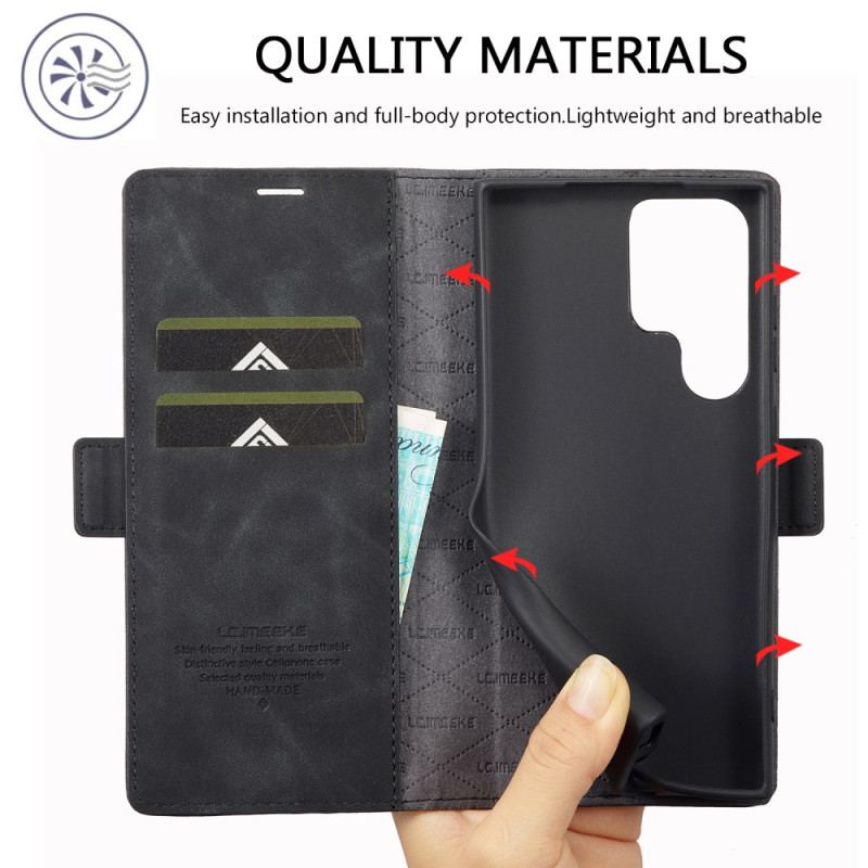 Etui Folio Samsung Galaxy S24 Ultra 5g Lc.imeeke Etui Ochronne