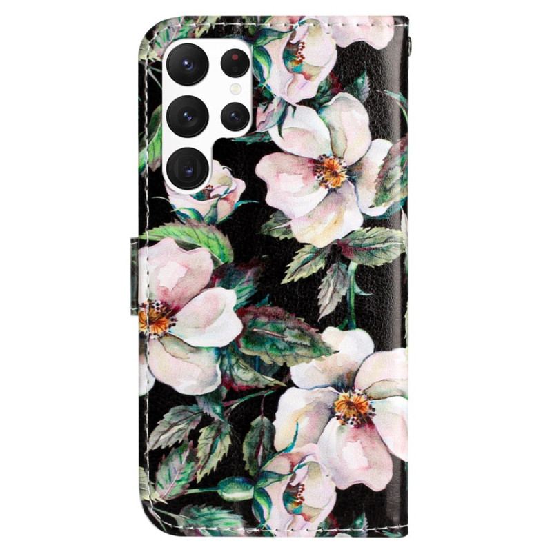 Etui Folio Samsung Galaxy S24 Ultra 5g Magnolie Lanière