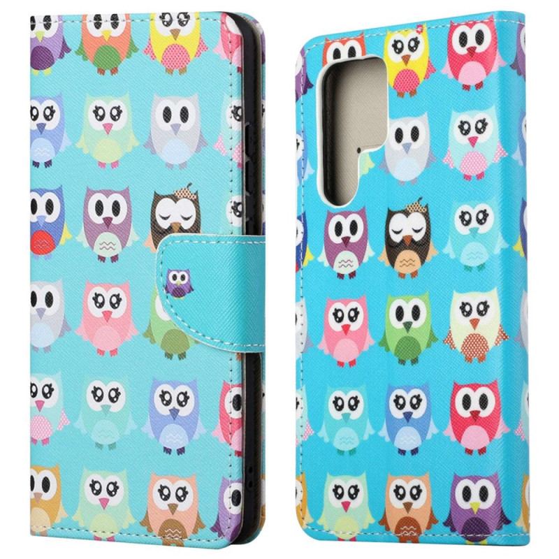 Etui Folio Samsung Galaxy S24 Ultra 5g Plemię Sów
