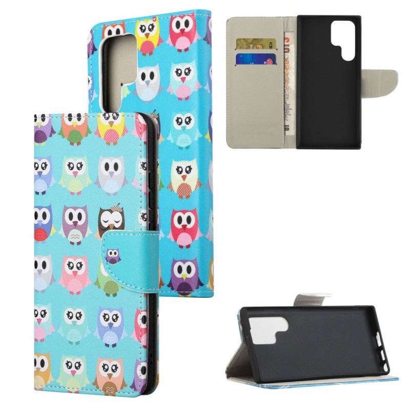 Etui Folio Samsung Galaxy S24 Ultra 5g Plemię Sów
