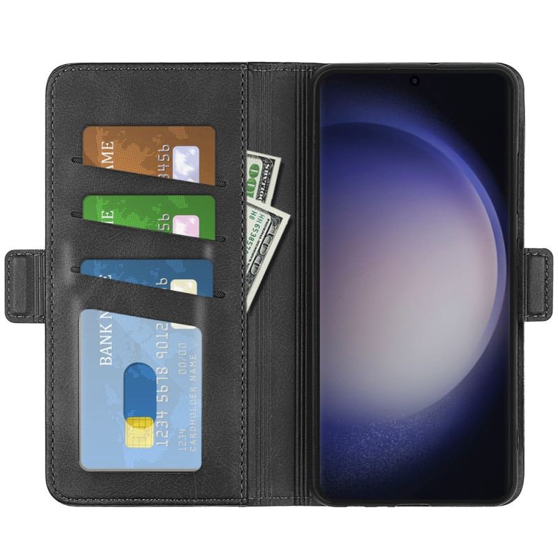 Etui Folio Samsung Galaxy S24 Ultra 5g Podwójne Zapięcie