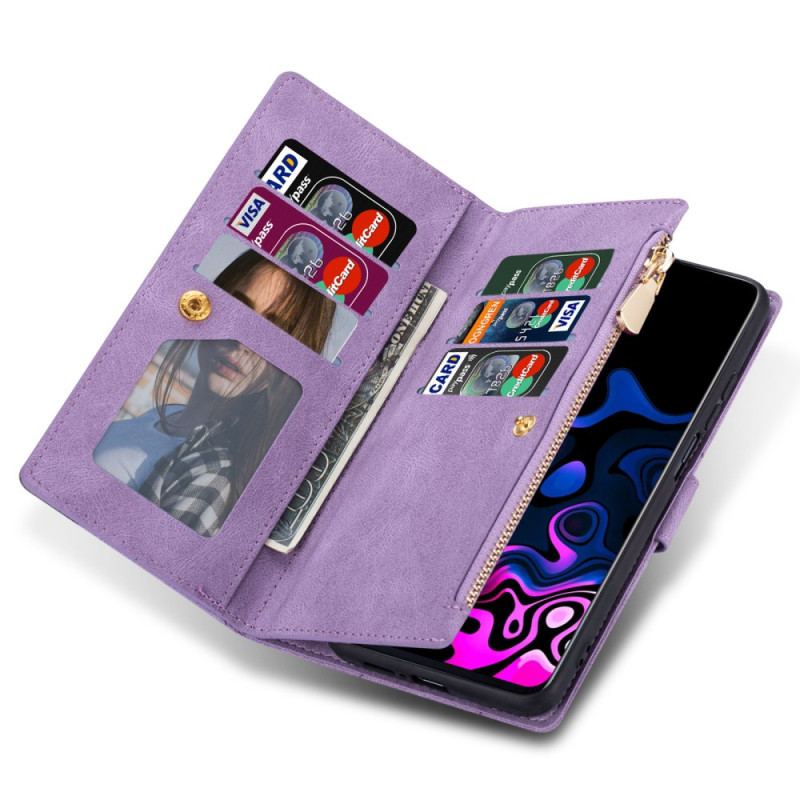 Etui Folio Samsung Galaxy S24 Ultra 5g Z Portmonetką I Smyczą