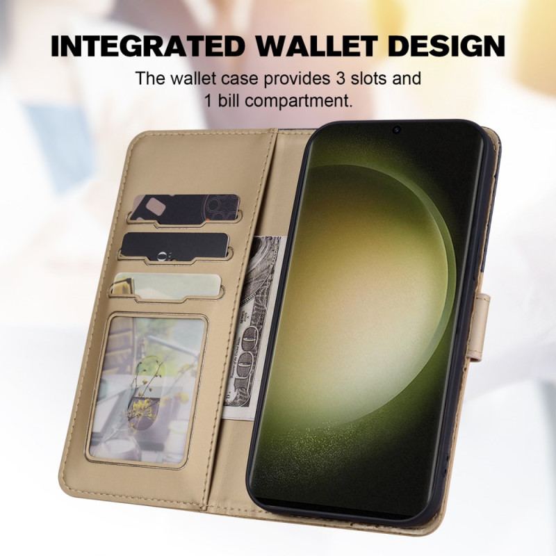 Etui Folio Samsung Galaxy S24 Ultra 5g Zwierzęta Z Kreskówek