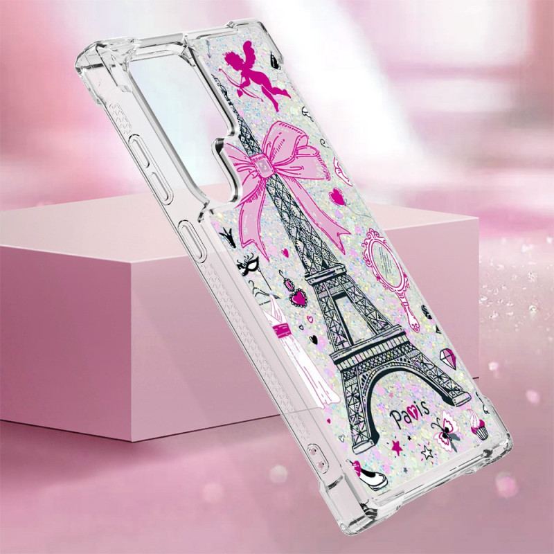 Etui Samsung Galaxy S24 Ultra 5g Błyszcząca Wieża Eiffla