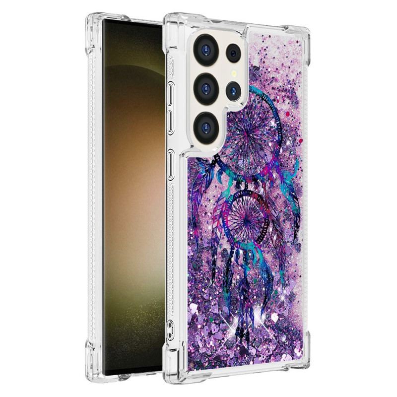Etui Samsung Galaxy S24 Ultra 5g Cekiny Łapacze Snów Etui Ochronne