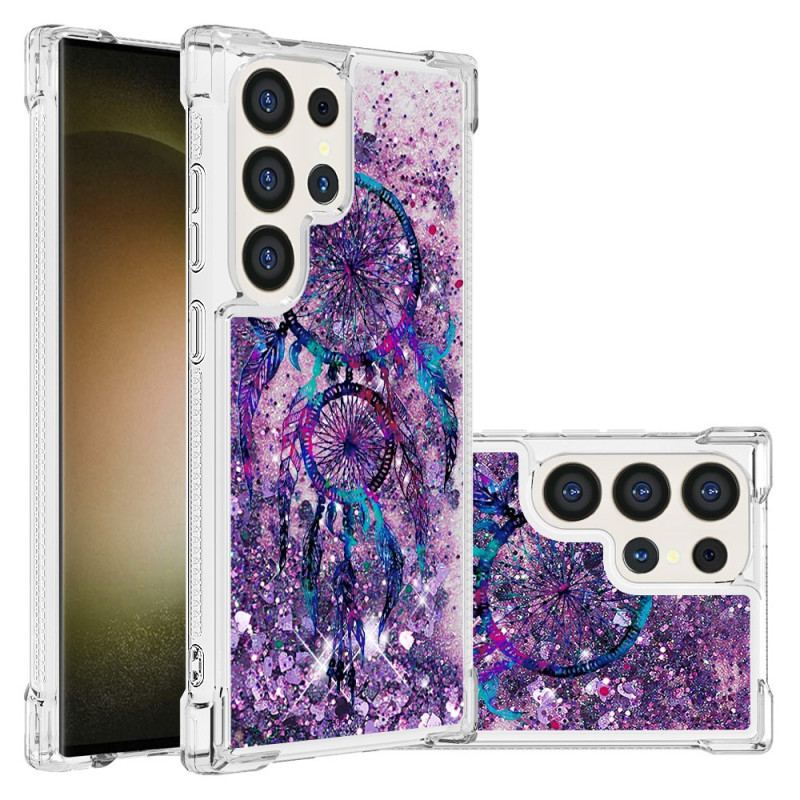Etui Samsung Galaxy S24 Ultra 5g Cekiny Łapacze Snów Etui Ochronne