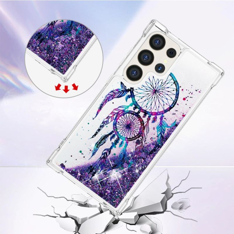 Etui Samsung Galaxy S24 Ultra 5g Cekiny Łapacze Snów Etui Ochronne