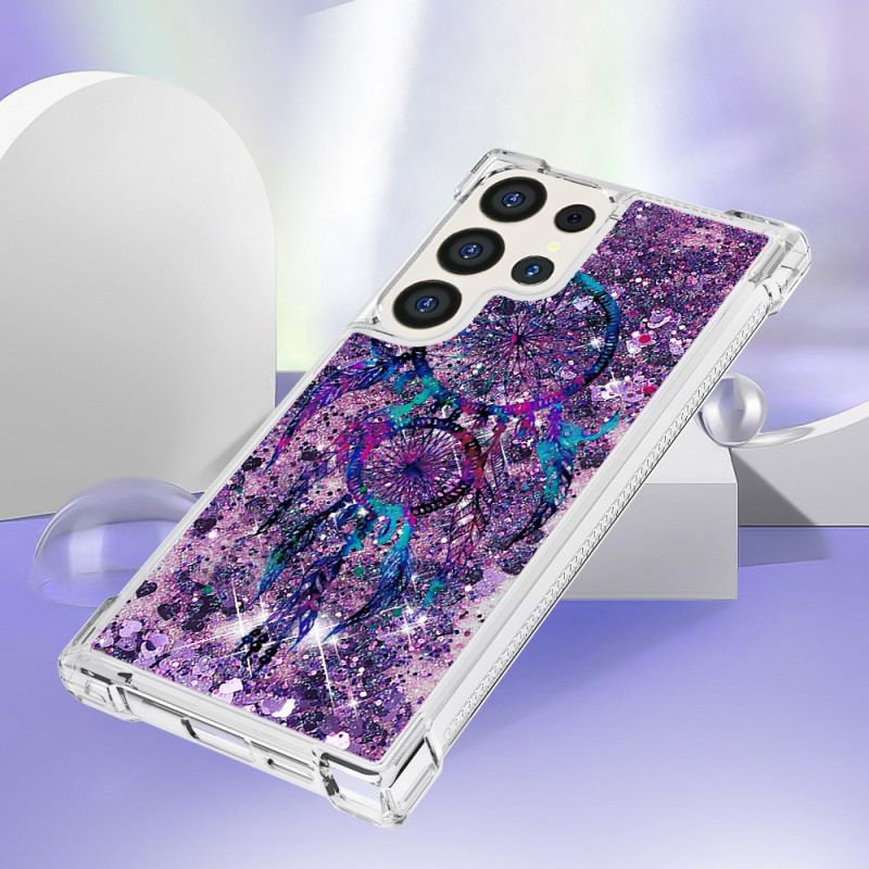 Etui Samsung Galaxy S24 Ultra 5g Cekiny Łapacze Snów Etui Ochronne