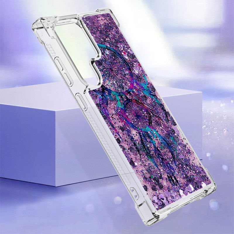 Etui Samsung Galaxy S24 Ultra 5g Cekiny Łapacze Snów Etui Ochronne