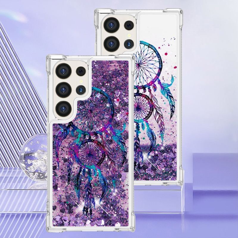 Etui Samsung Galaxy S24 Ultra 5g Cekiny Łapacze Snów Etui Ochronne