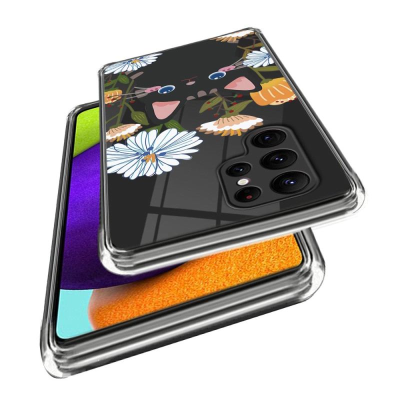 Etui Samsung Galaxy S24 Ultra 5g Kwiaty I Kot
