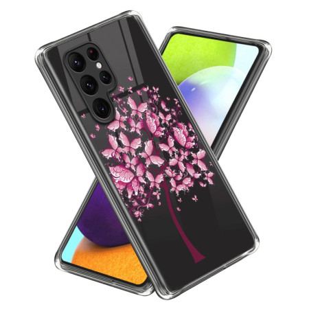 Etui Samsung Galaxy S24 Ultra 5g Różowe Kwiaty