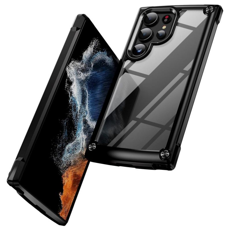 Etui Samsung Galaxy S24 Ultra 5g Z Aluminiową Ramką Soczewki