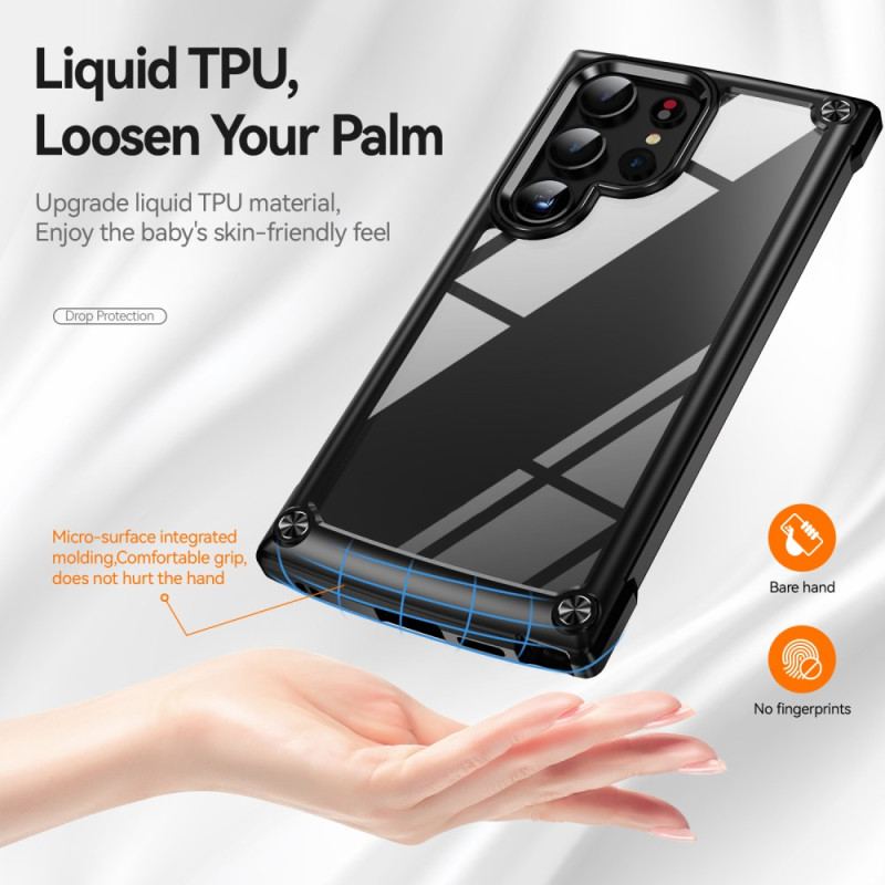 Etui Samsung Galaxy S24 Ultra 5g Z Aluminiową Ramką Soczewki