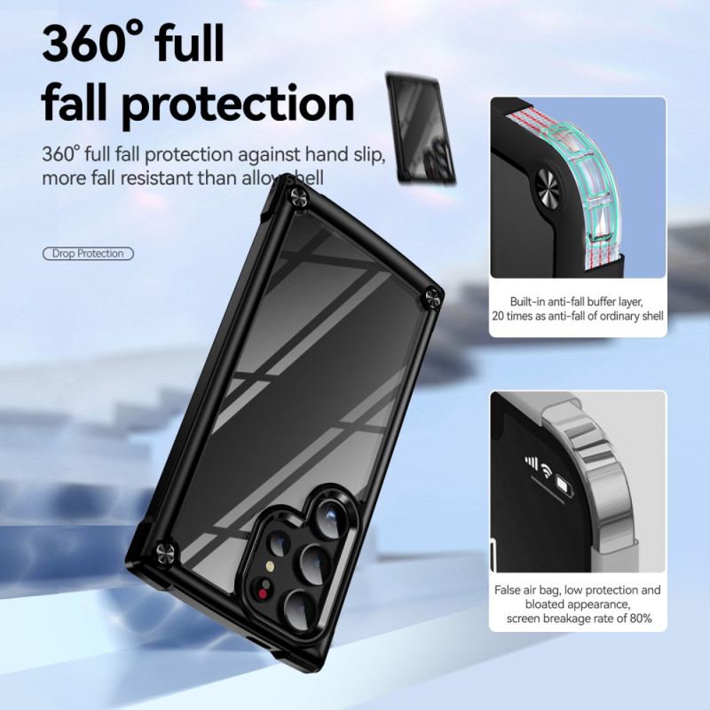 Etui Samsung Galaxy S24 Ultra 5g Z Aluminiową Ramką Soczewki
