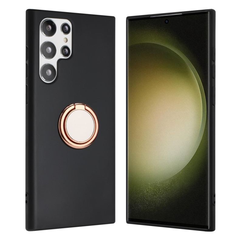 Etui Samsung Galaxy S24 Ultra 5g Z Metalowym Pierścieniem Podtrzymującym