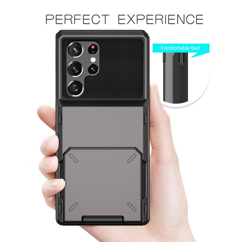 Etui Samsung Galaxy S24 Ultra 5g Ze Składanym Etui Na Karty Etui Ochronne