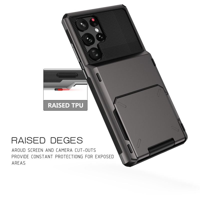 Etui Samsung Galaxy S24 Ultra 5g Ze Składanym Etui Na Karty Etui Ochronne