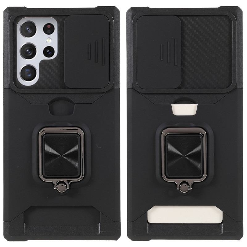 Etui Samsung Galaxy S24 Ultra 5g Ze Wspornikiem I Uchwytem Na Kartę Etui Ochronne
