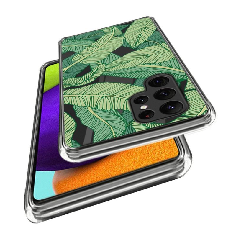 Etui Samsung Galaxy S24 Ultra 5g Zielone Liście