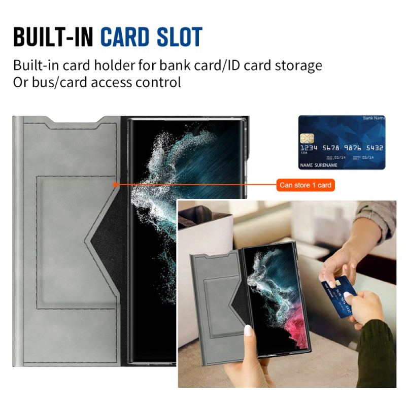 Flip Kotelot Do Samsung Galaxy S24 Ultra 5g Klasyczna Finezja