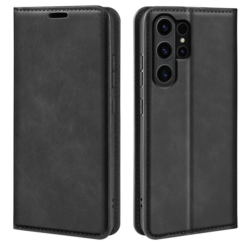 Flip Kotelot Do Samsung Galaxy S24 Ultra 5g Klasyczny Styl Skórzany