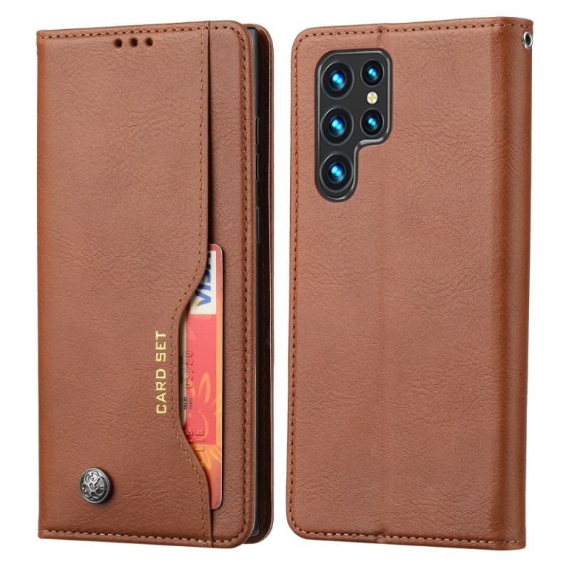 Flip Kotelot Do Samsung Galaxy S24 Ultra 5g Przednia Kieszeń