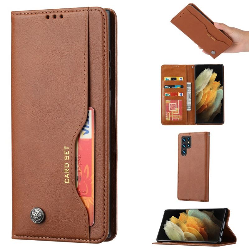 Flip Kotelot Do Samsung Galaxy S24 Ultra 5g Przednia Kieszeń