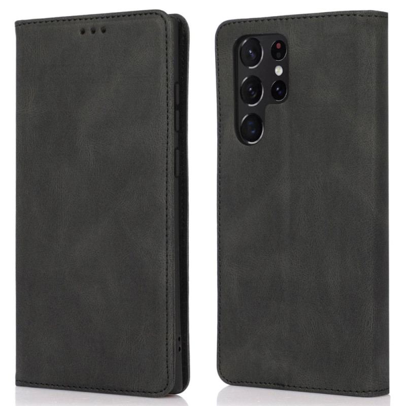 Flip Kotelot Samsung Galaxy S24 Ultra 5g Efekt Zamszu Etui Ochronne