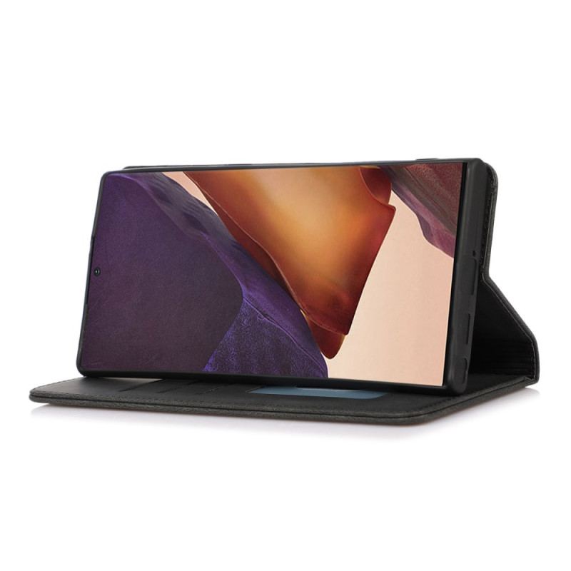 Flip Kotelot Samsung Galaxy S24 Ultra 5g Efekt Zamszu Etui Ochronne