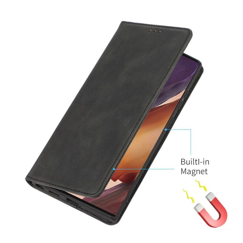 Flip Kotelot Samsung Galaxy S24 Ultra 5g Efekt Zamszu Etui Ochronne